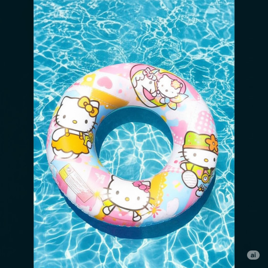 عوامة هالو كيتي الوردية