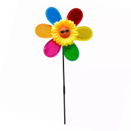 مروحة زهرة الشمس الملونة