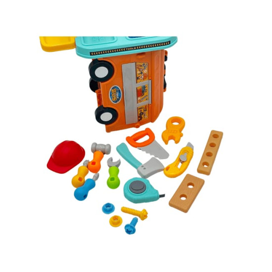 عدة البناء المتنقلة للأطفال