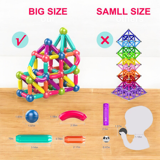 عصي مغناطيسية تعليمية