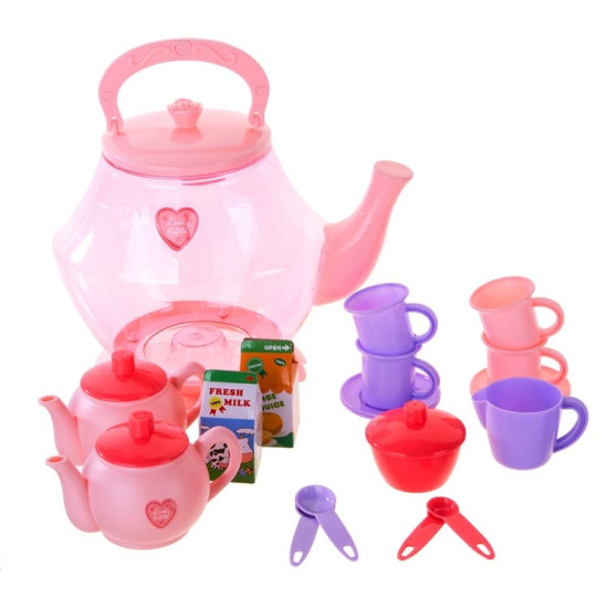 لعبة وقت الشاي مع ادوات الضيافة 