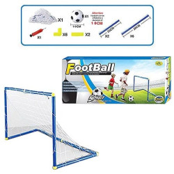 لعبة هدف كرة القدم مع مستلزماتها 