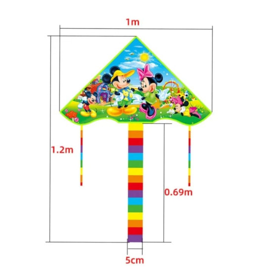   طائره ورقيه بعرض ١م وطول ١.٢م